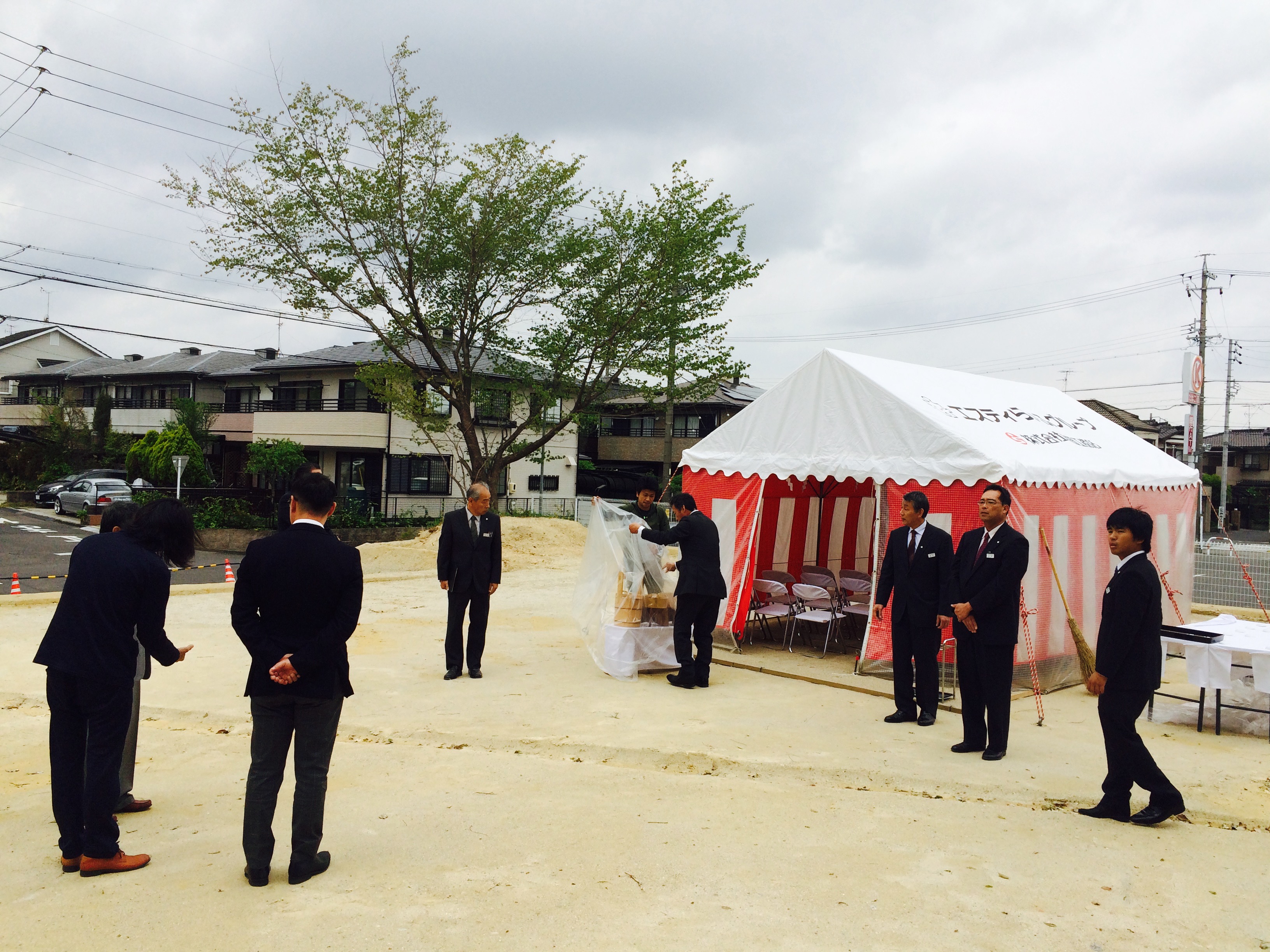 地鎮祭が無事に終わりました。